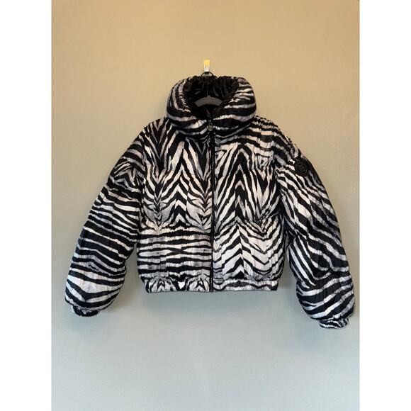 SUPER RARE! Jean Paul Gaultier X Bosideng Down Winter Coat Medium Womens Puffer - Picture 1 of 15